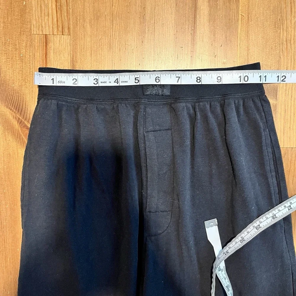 SKIMS Boyfriend Loose Lounge Pants ONYX Size XXS Modal Cotton Spandex Blend